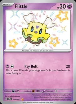 Flittle card in English