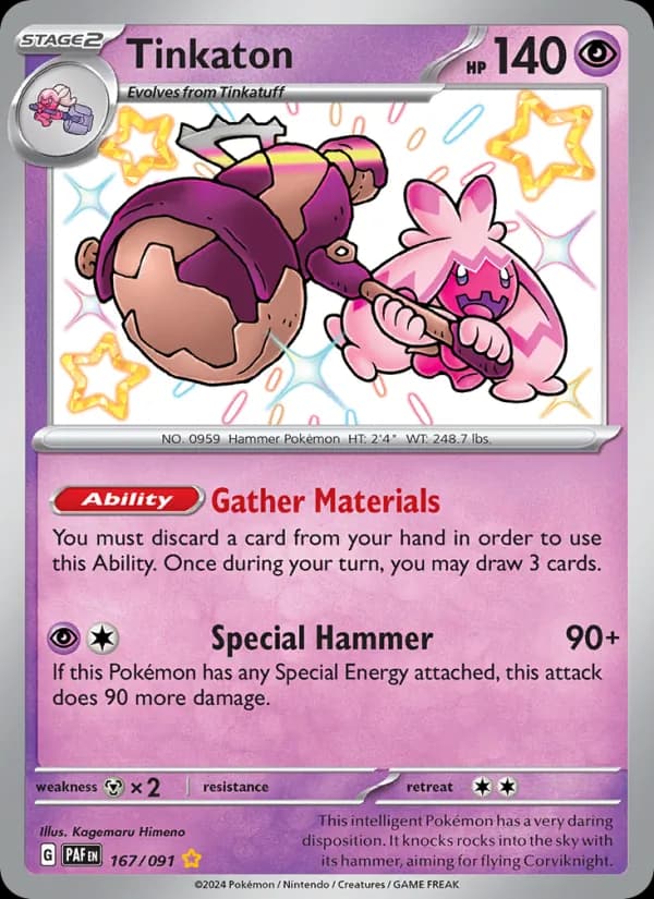 Tinkaton card in English