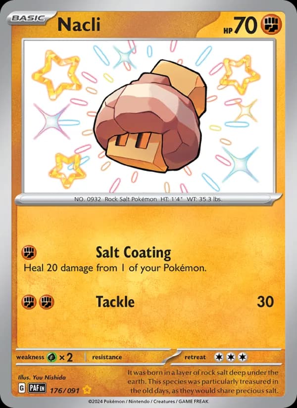 Nacli card in English