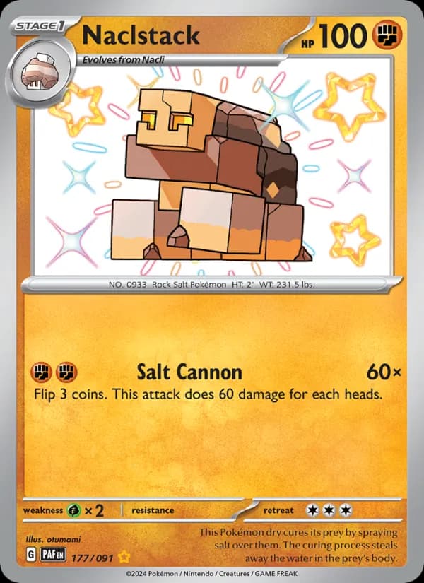 Naclstack card in English