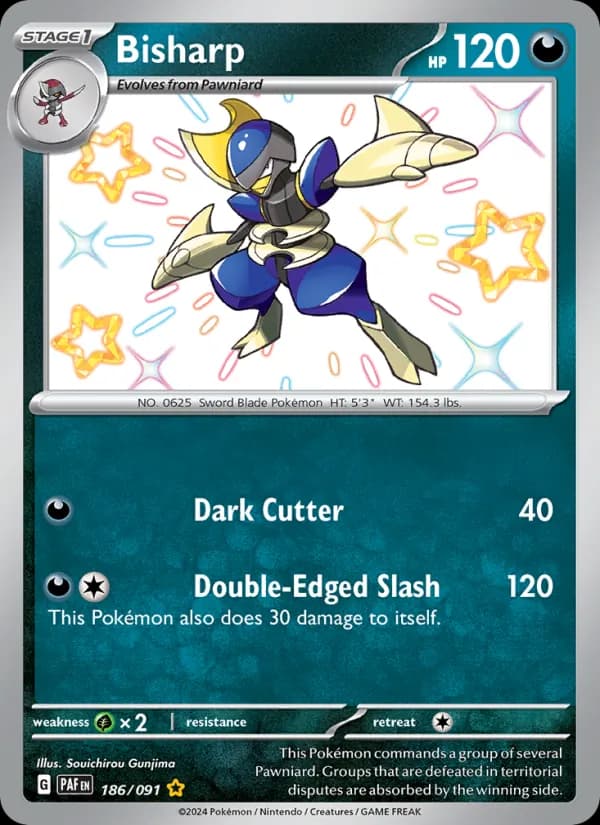 Bisharp card in English