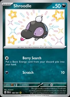Shroodle card in English