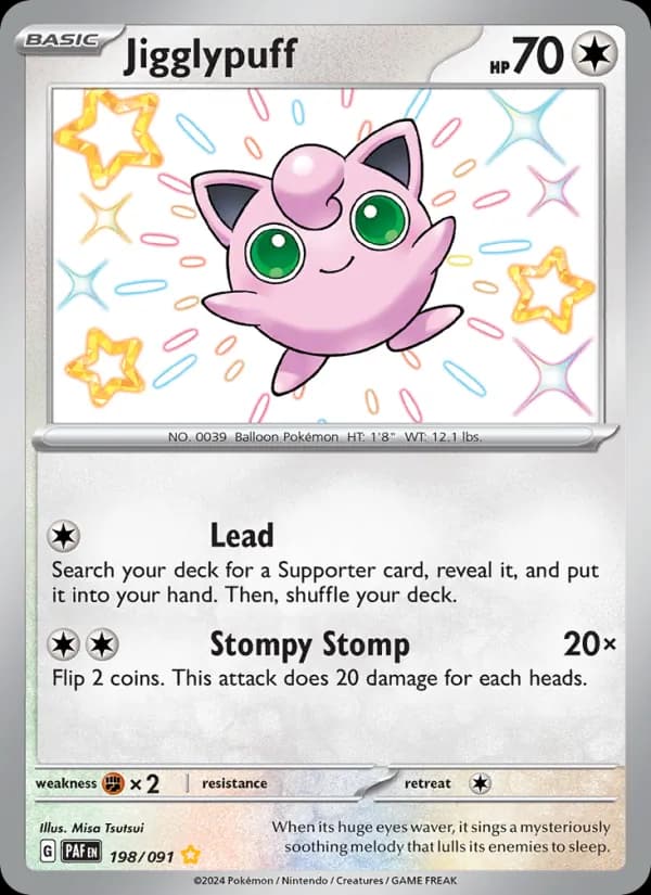 Jigglypuff card in English