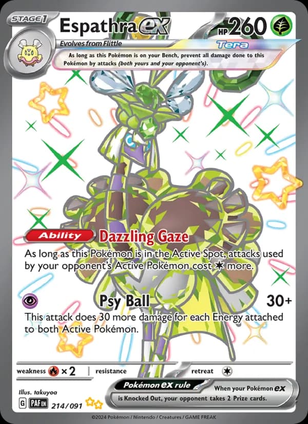 Espathra ex card in English