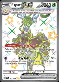 Espathra ex card in English