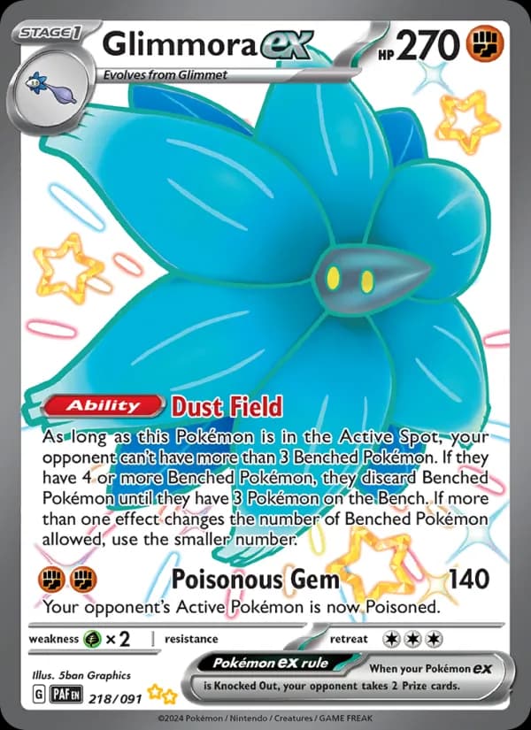Glimmora ex card in English