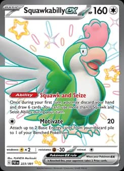 Squawkabilly ex card in English