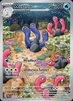 Wugtrio card in English