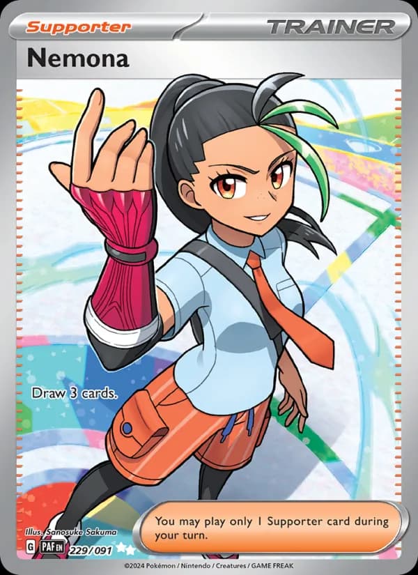 Nemona card in English