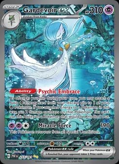 Gardevoir ex card in English