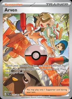 Arven card in English