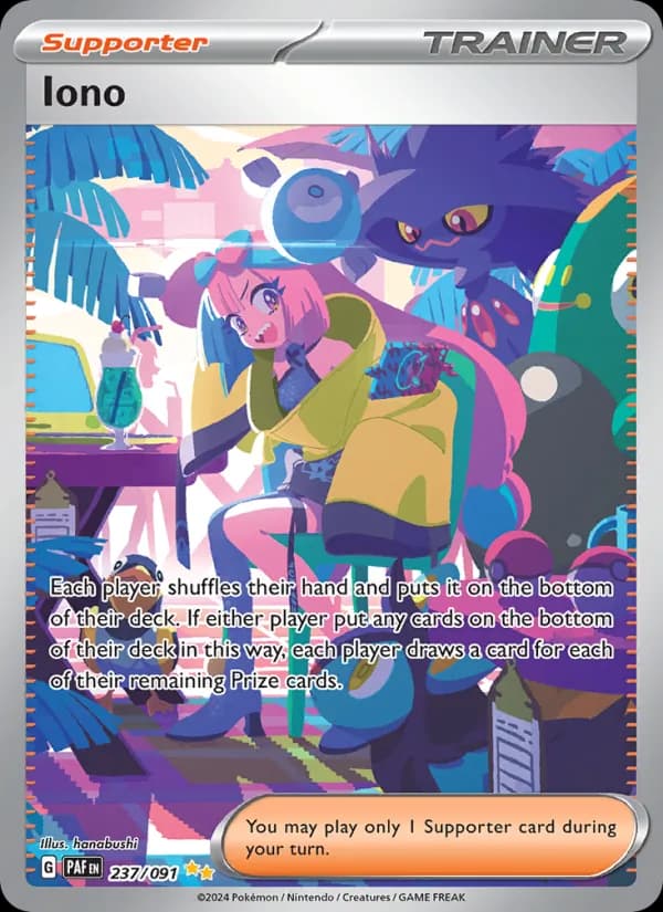 Iono card in English