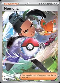 Nemona card in English