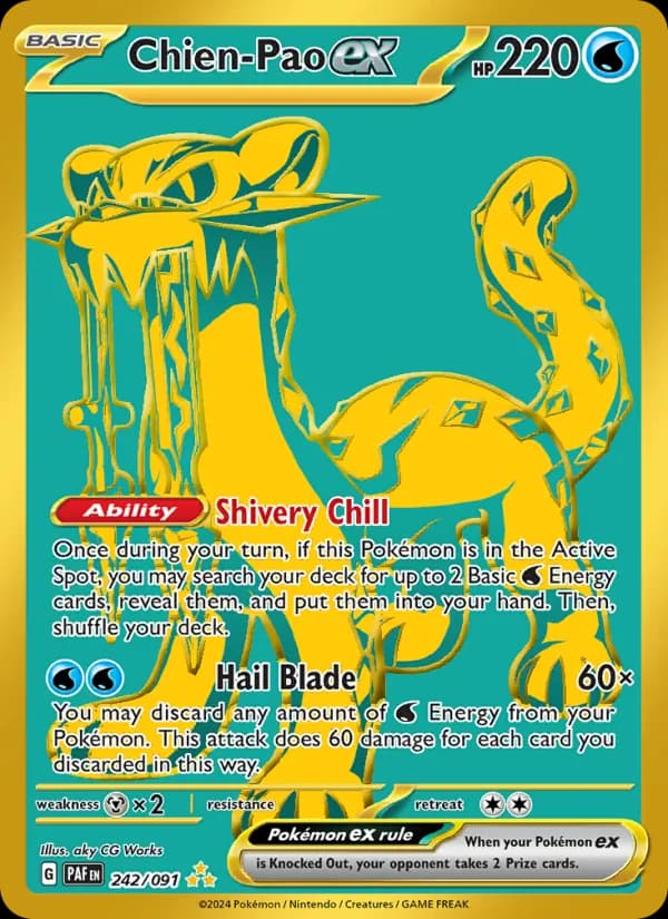 Chien-Pao ex card in English