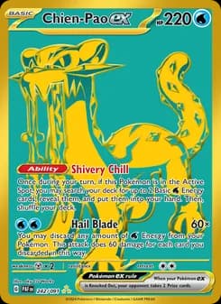 Chien-Pao ex card in English