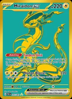 Miraidon ex card in English