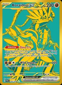 Koraidon ex card in English