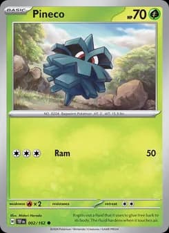 Pineco card in English