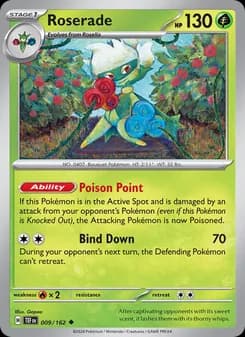 Roserade card in English