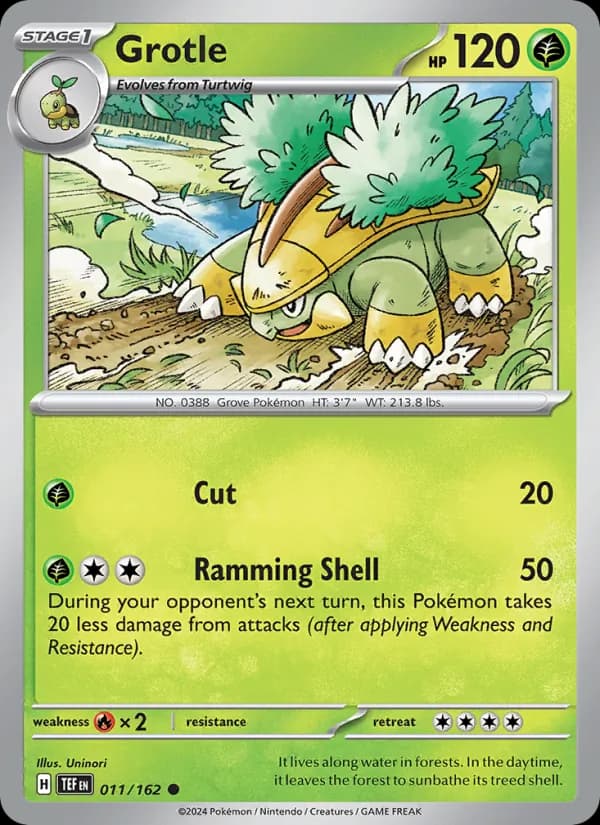 Grotle card in English