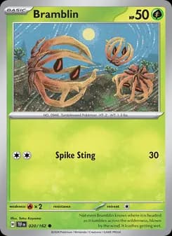 Bramblin card in English