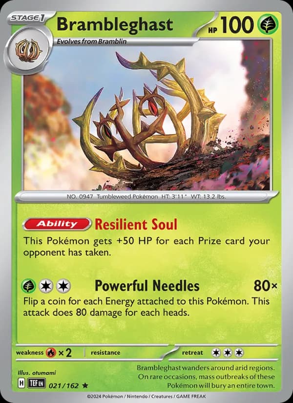Brambleghast card in English