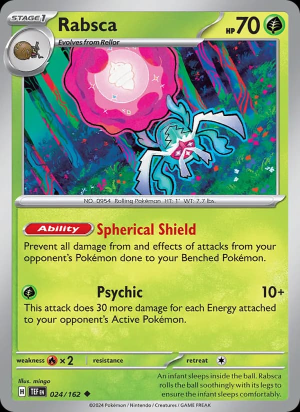 Rabsca card in English