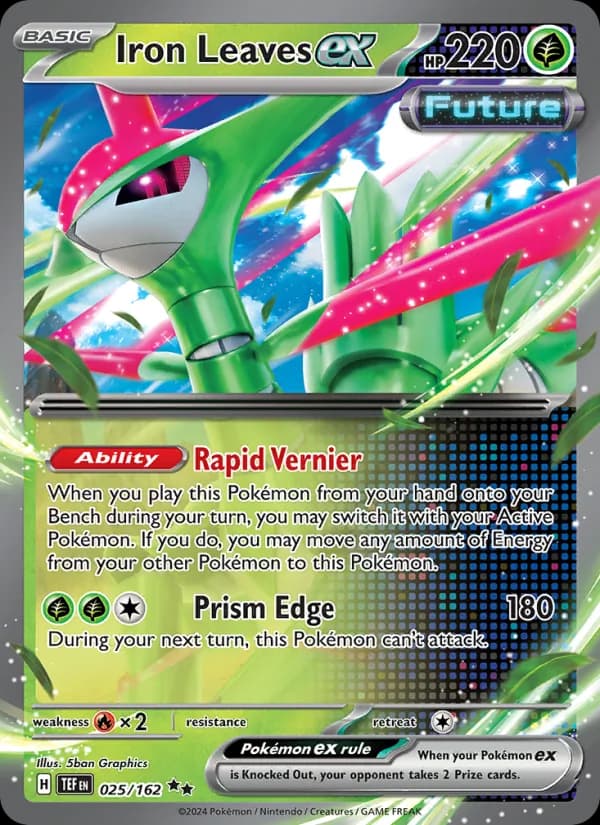 Iron Leaves ex card in English