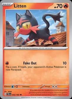 Litten card in English