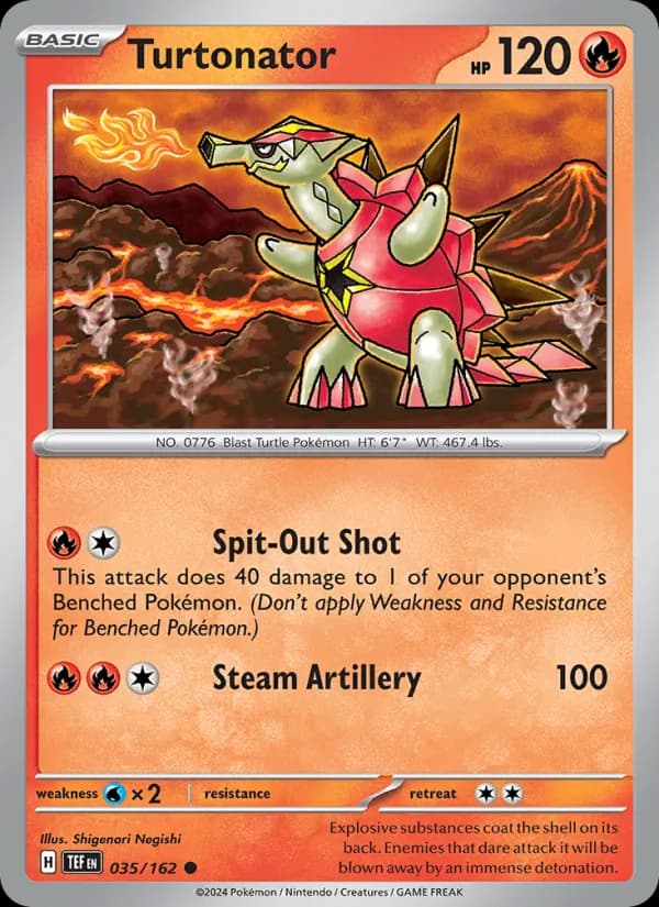 Turtonator card in English
