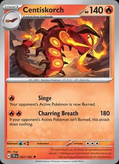 Centiskorch card in English