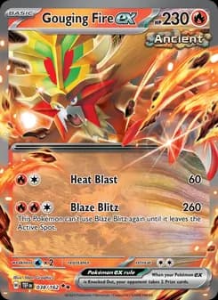 Gouging Fire ex card in English