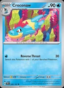 Croconaw card in English