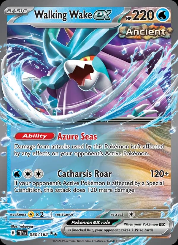 Walking Wake ex card in English