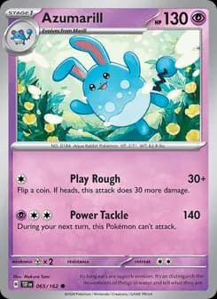 Azumarill card in English