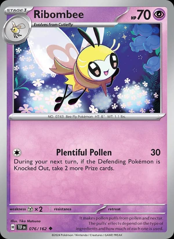Ribombee card in English