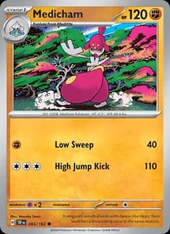 Medicham card in English