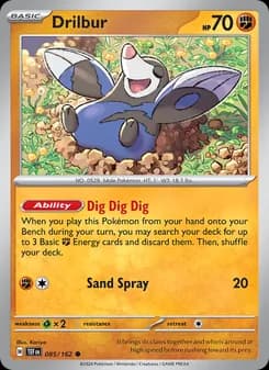 Drilbur card in English