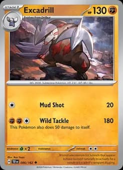 Excadrill card in English