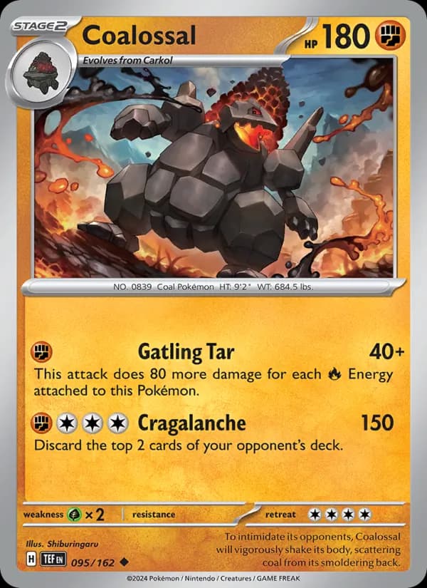 Coalossal card in English