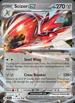 Scizor ex card in English