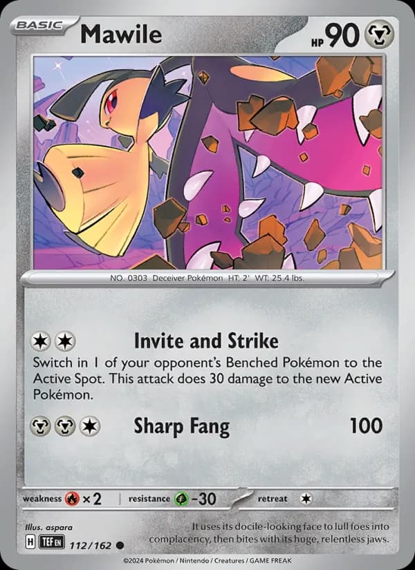 Mawile card in English