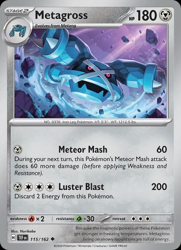 Metagross card in English
