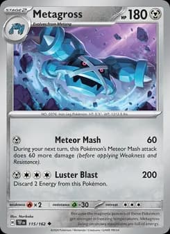 Metagross card in English