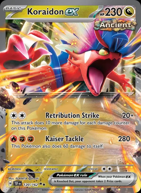 Koraidon ex card in English