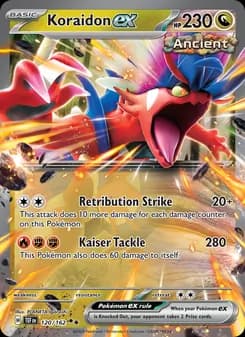 Koraidon ex card in English