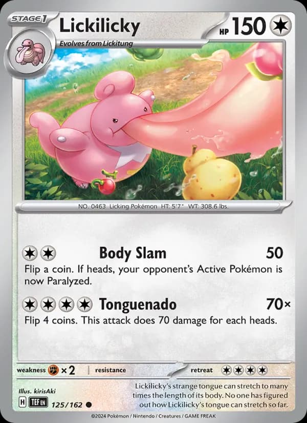 Lickilicky card in English