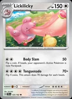 Lickilicky card in English
