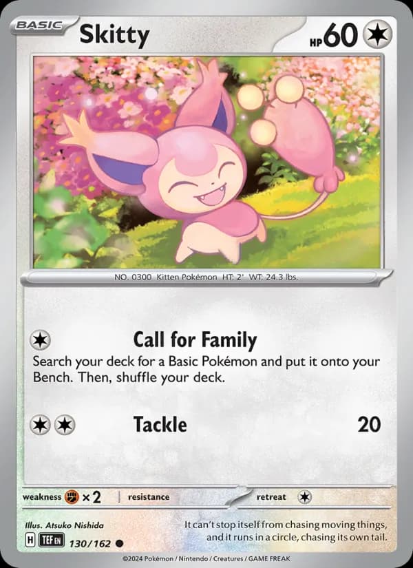 Skitty card in English