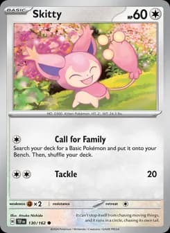 Skitty card in English